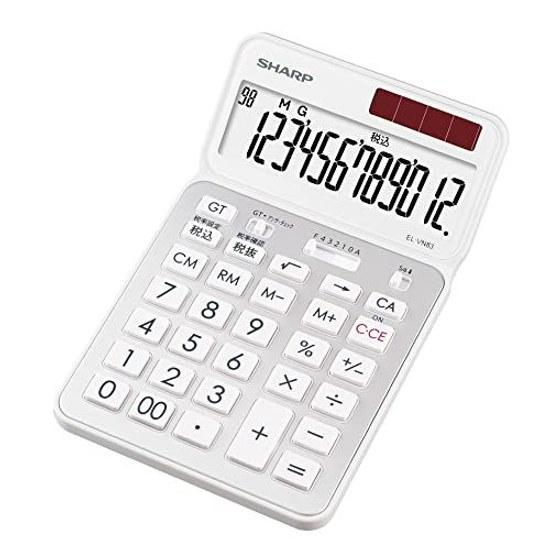 Sharp Color Design Calculator EL-VN83-WX White Premium Model (Antibacterial Specification)