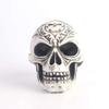 Skull Statue with Pattern Totem Resin Crafts Gothic Style Home Decoration Sculpture Halloween Party Decor Ornaments Gifts