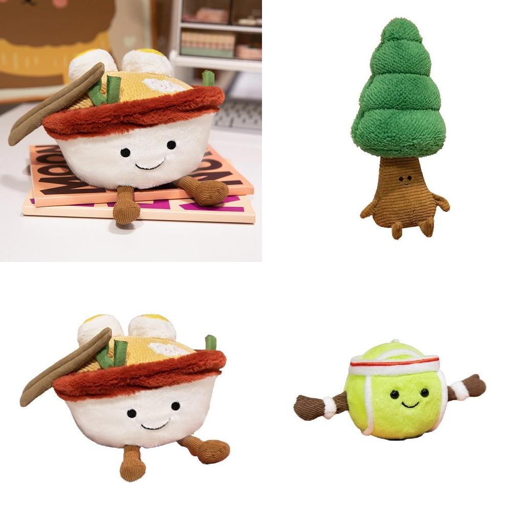 Charming Jc Fun Plush Figurine With Unique Pine Tree And Ramen Design Ideal For Gift Giving