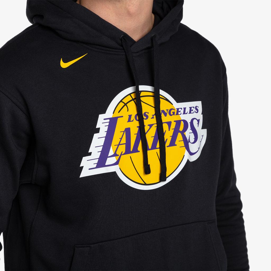 Nike X NBA Los Angeles Lakers Fleece Logo Hoodie Men Hoodies Black DN4709-010