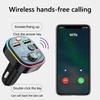НОВЫЙ Быстрое Зарядное Устройство для Автомобиля с Двумя Портами USB Type C, Bluetooth 5.0, Громкая Связь, FM-передатчик, MP3-плеер, Прикуриватель