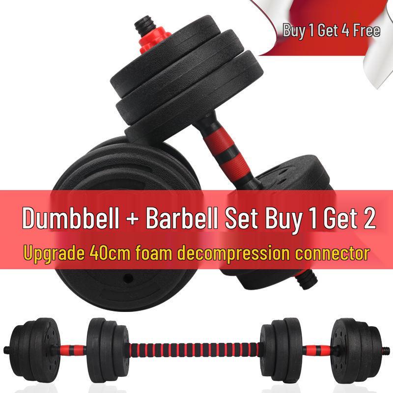 Adjustable Men’s Home Dumbbell & Barbell Set (10kg/20kg/30kg)