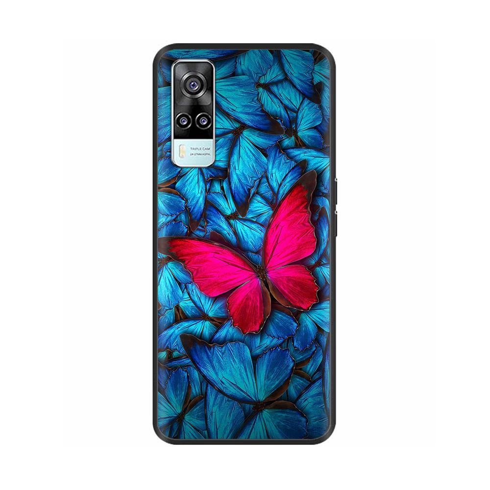 Чехол для Vivo Y33 V2057 Силиконовый Мягкий ТПУ Задняя крышка телефона для Vivo Y33 4G Чехол для vivoY33 Y 33 2021 Coque Fundas Para Bumper
