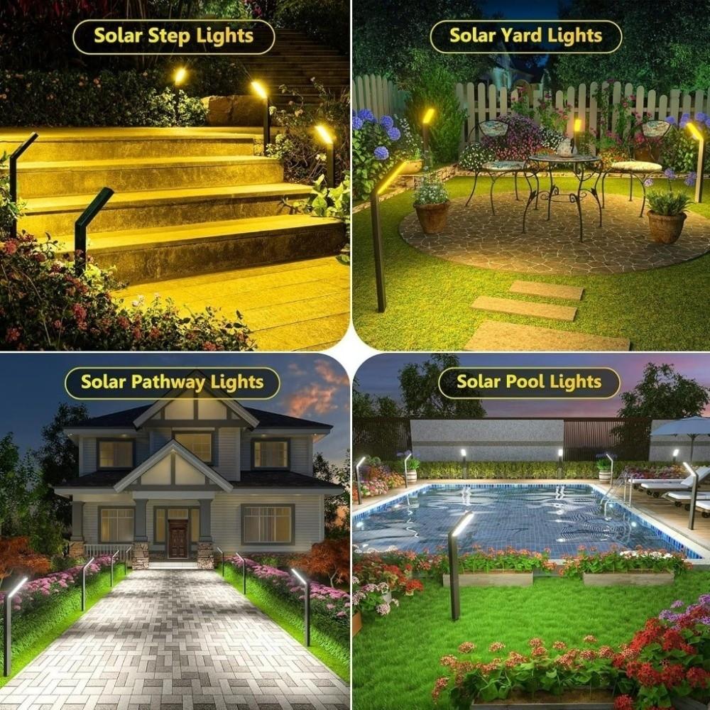 Waterproof Lawn Lights White Light /tri-colour light Garden Decoration Lights Field Lights