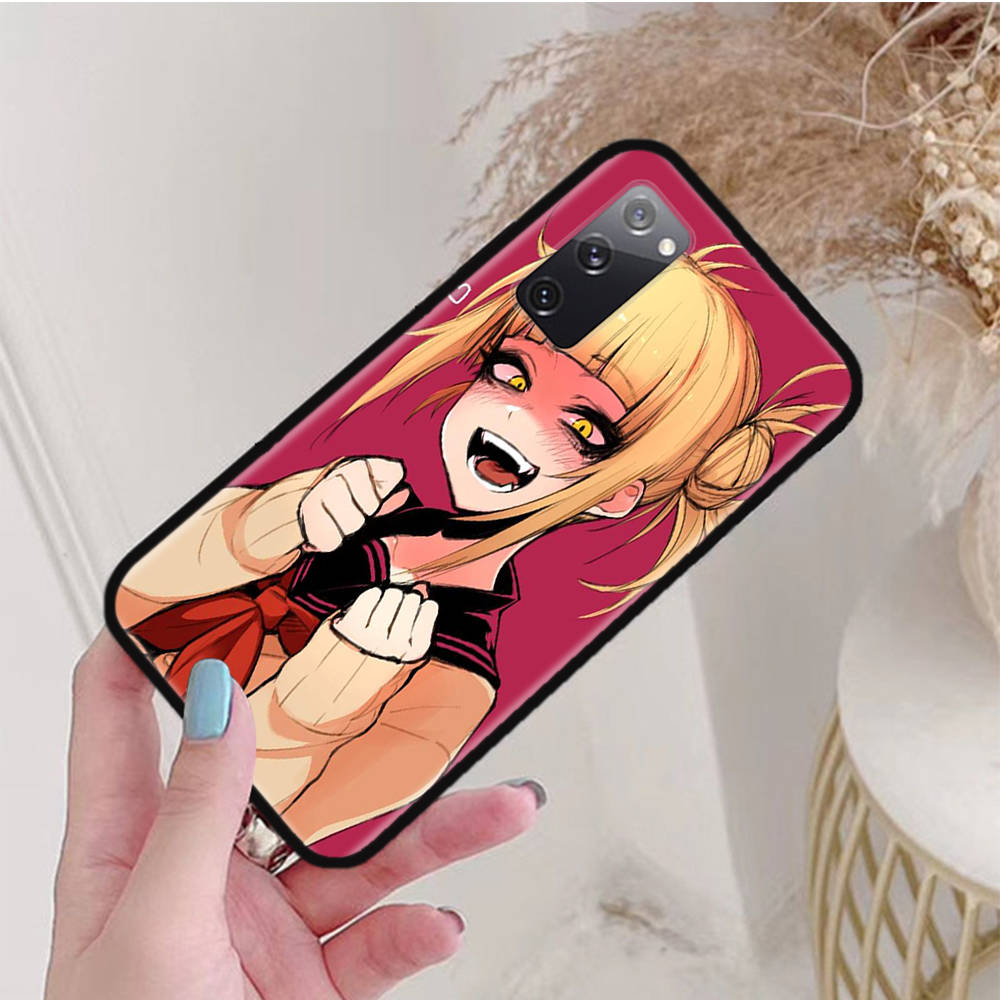 Черный чехол для Xiaomi Poco X6 X4 M5 M6 F5 F6 C65 C55 C50 C51 C40 Pro Redmi 14C A3X 13C 12C 11T 10A 9C Note 7 6 8A Plus W-52 Academia Himiko Toga