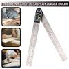 200mm  Stainless Steel Electronic Protractor Digital LCD Display 360° Angle Ruler Inclinometer Angle Finder Digital Angle Gauge