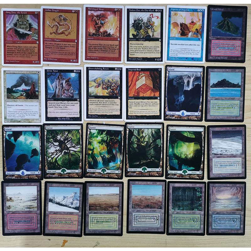 Новый набор, 108 шт., карты Blue Core Magic The Gathering, прокси-карты MTG