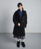 CGP (Women) Double Button Long Coat - Black