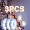 3-Pack  LED Closet Lights Wireless Motion Sensor Puck Light USB Rechargeable under cabinet lights for Kitchen Pantry Wardrobe