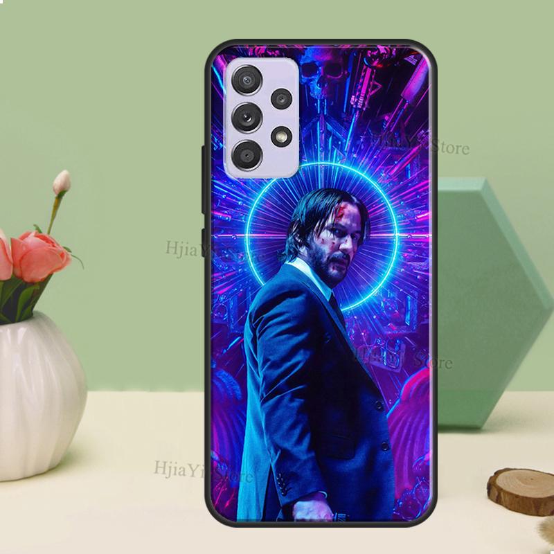 Чехол John Wick для Samsung A54 A34 A24 A14 A51 A71 A12 A22 A32 A52 A72 A73 A33 A53 A13 Задняя крышка