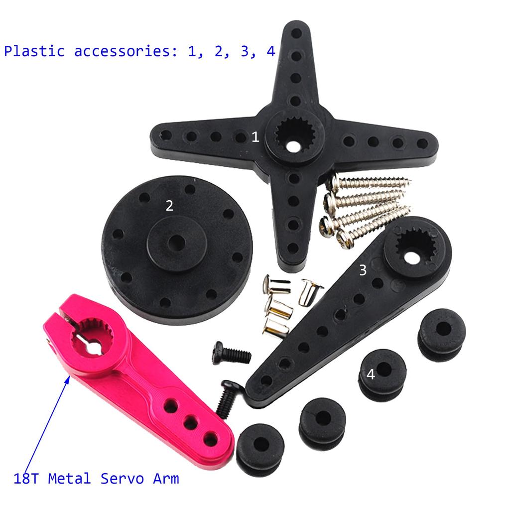 DIYmall 150KG DS51150 Digital RC Servo, Full Metal Gear, 270 Degrees, 12V, Waterproof, IP66, with 18T Servo Arm, for Baja Cars and 1/5 Scale RC Cars