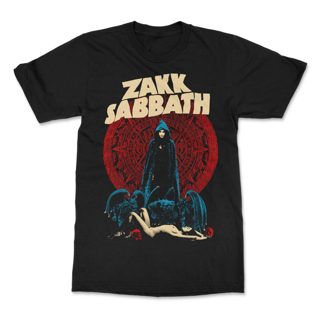 Футболка с графическим принтом группы Zakk Sabbath, хлопковая, унисекс, летняя, с коротким рукавом, модный бренд, повседневная, винтажная, ретро
