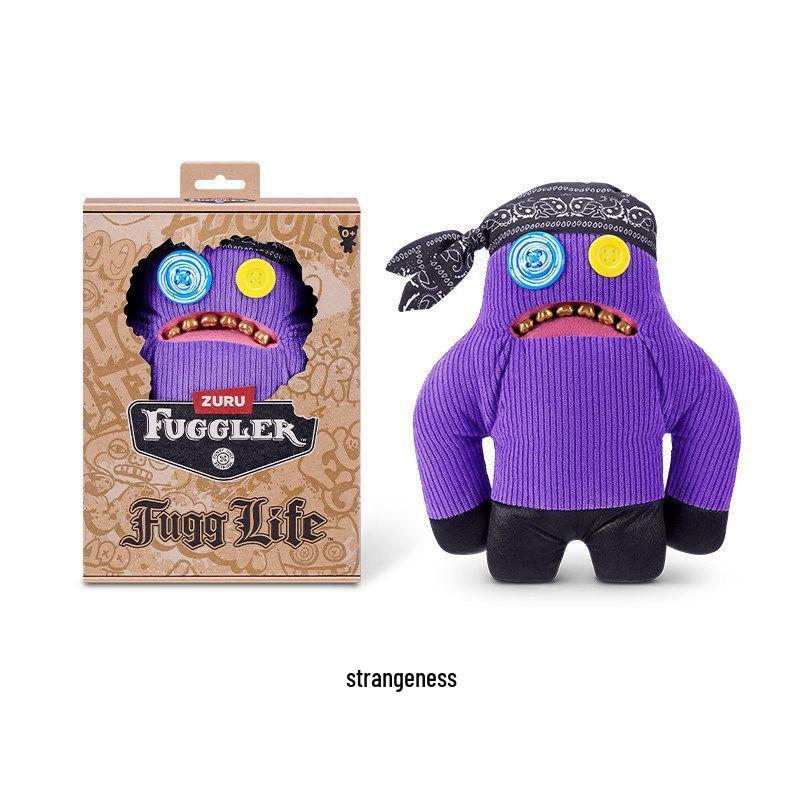Оригинальная плюшевая игрушка Fuggler Hip Hop Monster - Милый, Уродливый, Странный, Модный персонаж