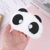 Cute Design  Accessories Plush Panda Face Eye Mask Travel Sleeping Soft Eyeshade Portable Sleeping Cover