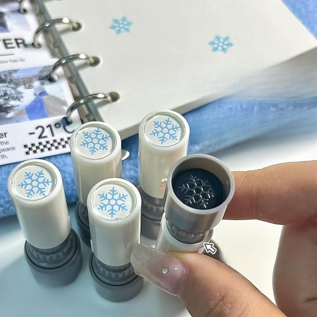 Рождественский штамп «Снежинка» - Скрапбукинг, Тиснение и Наклейки-печати, Креативные сезонные штампы для рукоделия, Ободряющая печать