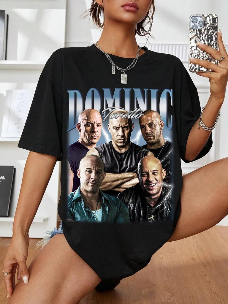 Retro Dominic Toretto Shirt Vin Diesel Shirt Dominic Toretto T-shirt Vin Diesel Tshirt Dominic Toretto T-shirt