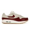 Air Max 1 LX Team Red Croc Women Sneakers Cream Sail Gum-Light-Brown FJ3169-100