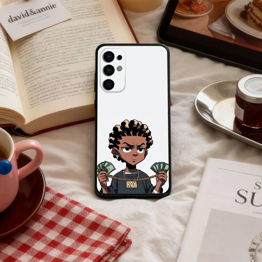 Мультяшные мальчики The B-Boondocks-es Чехол для телефона для Samsung S 25,24,23,22,30,21,10,9,Ultra,Plus,Lite,FE,4,5 G Мягкий черный чехол