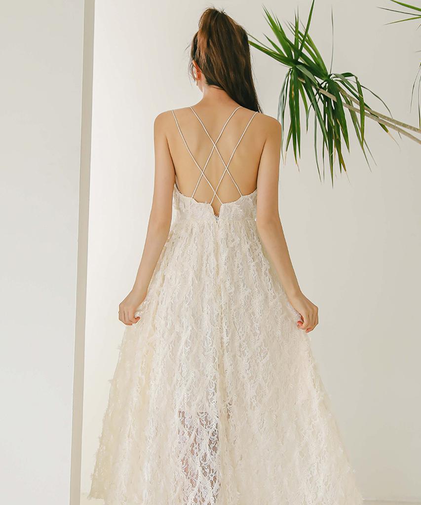 Bendis Tassel Long Dress