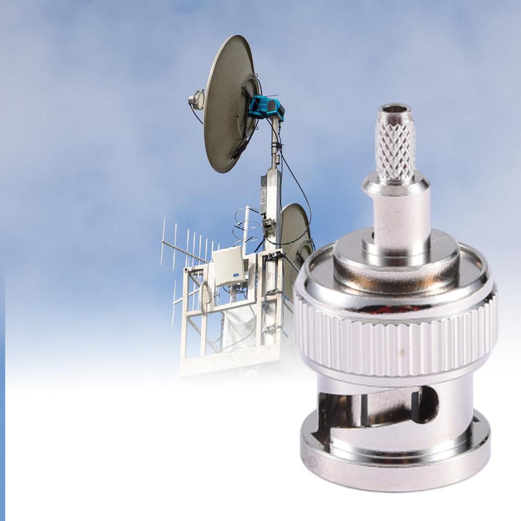 BNC Обжимной Разъем BNC Папа Обжимной Паечный Разъем для Коаксиального Кабеля RG316 RG174 RG188 RG188A LMR100