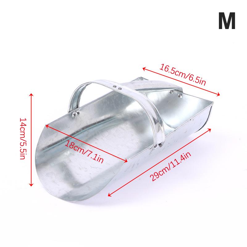 Толстый металл Большая вместимость Совок для риса Совок для корма Многофункциональный Гладкая эргономичная ручка Кухня Супермаркет Фермы