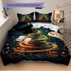 3pc Christmas Tree Cover Set - 1 Quilt Cover + 2 Pillowcases, All Seasons Bedroom Setting, Perfect for Home043