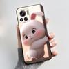 Casing For Motorola Edge 30 Ultra / Edge X Cover Aesthetic Fashion Cute Cat Astronaut Black Soft Silicone Shockproof TPU Case