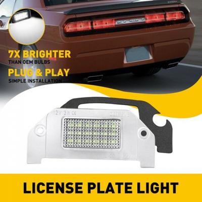Светодиодная подсветка номерного знака Белая лампа для Dodge Avenger Challenger Charger 2008-14