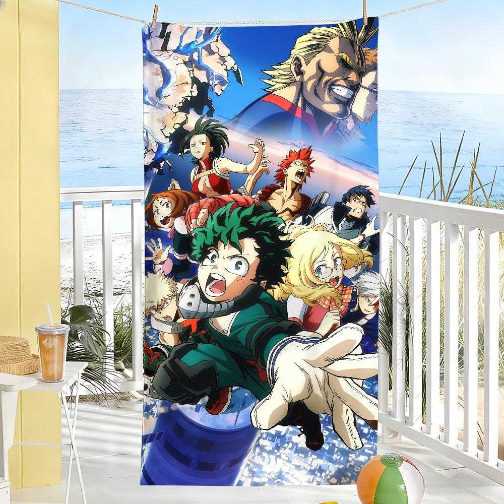 Полотенце My Hero Academia Полотенца для пляжей, студий йоги, спортзалов, горячих источников, бассейнов и пикников