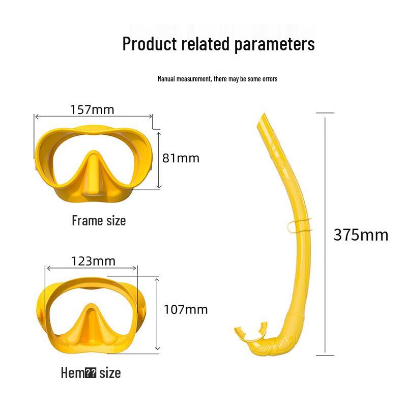 YEXIZE Diving Mask and Snorkel Set