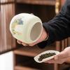 Керамическая банка для чая Кофе конфеты хранение продуктов универсальная банка рассыпной чай герметичные банки для хранения jartea Домашний декор Глазурованная керамическая ваза