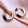 KNIKOO Round Clip Earrings For Women Fashion Earrings Jewerly For Wedding Party Gifts