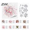 Christmas Window Stickers 2Pcs Stained Glass Style Clings, Double?Sided Printed Xmas Static Cheerful Atmosphere Decals Decals, Snowman Santa
