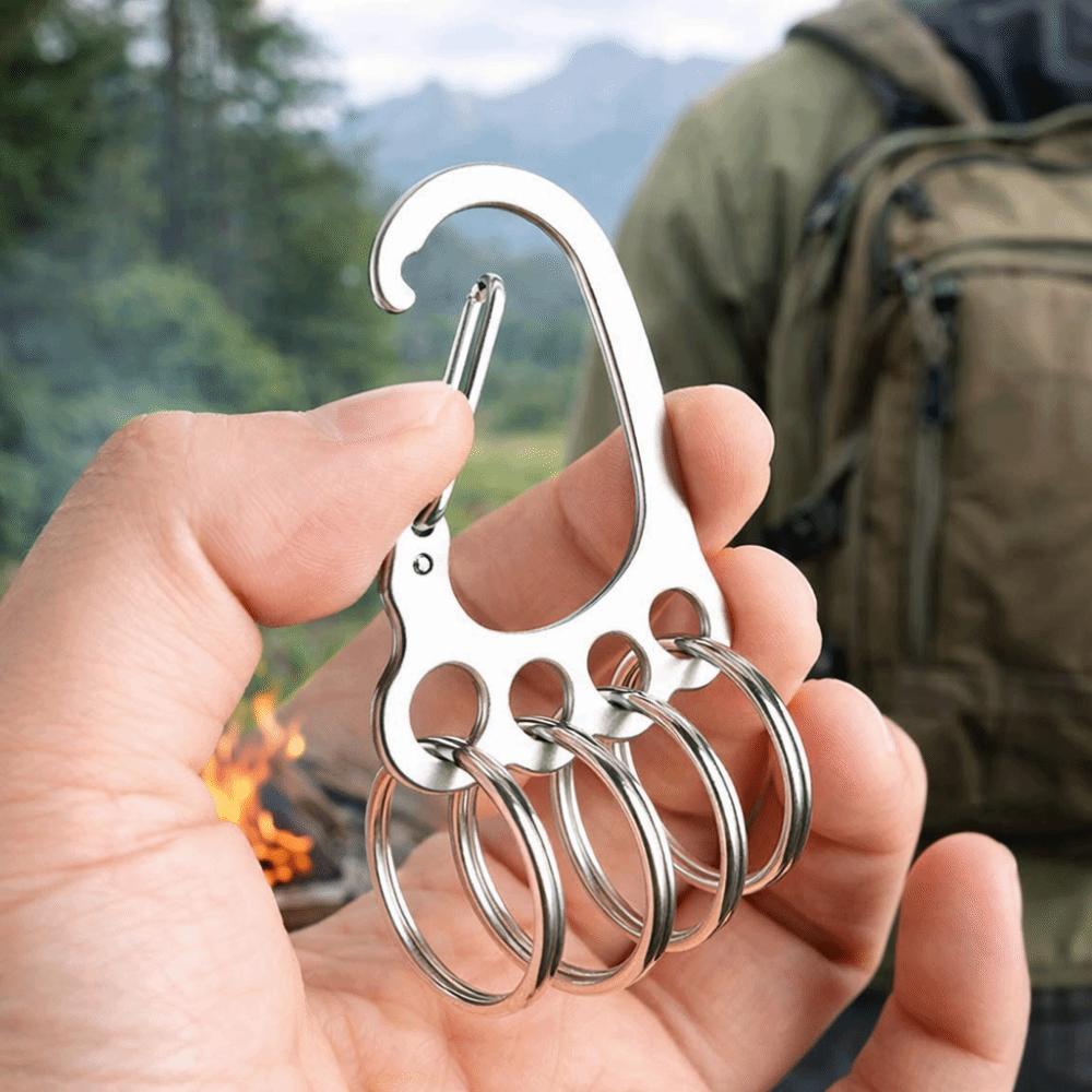 Multi-Ring Key Holder Easy Removal Key Ring Accessory Anti-Loss Key Ring  Multi-purpose Use