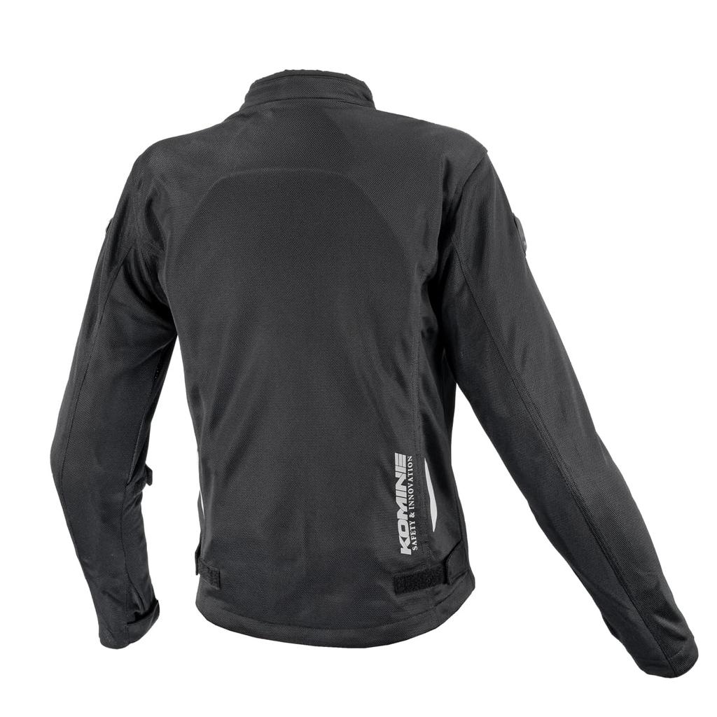 KOMINE 2025 Новая модель JK-181 Сетчатая куртка Enigmalite для мотоциклов для весны и лета, Стандарт CE, Защита, Сетка, Черный