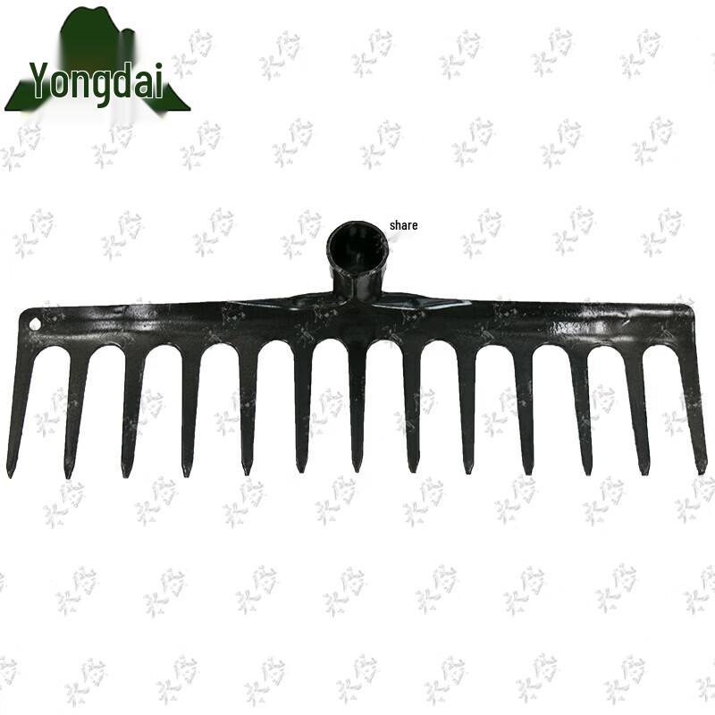 13-Tooth Heavy-Duty Garden Rake