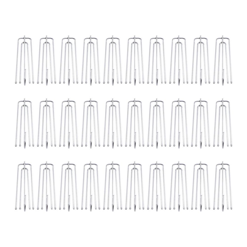10/30/50 Pcs Durable Four-Claw Hook Bathroom Curtain Hangers Window Door Pleat Clips Drapery Hook Drapes Pin Curtain Hooks