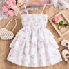 Girls Fashion Dress Summer Children Floral Dress Sweet Princess Dress
