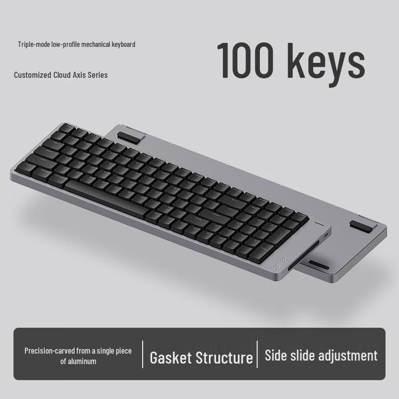 Низкопрофильная беспроводная механическая клавиатура Lofree Flow2 на 100 клавиш