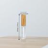 Bamboo Lid Mascara Container Compact Eyelashes Tube Portable Lip Gloss Tube  Travel