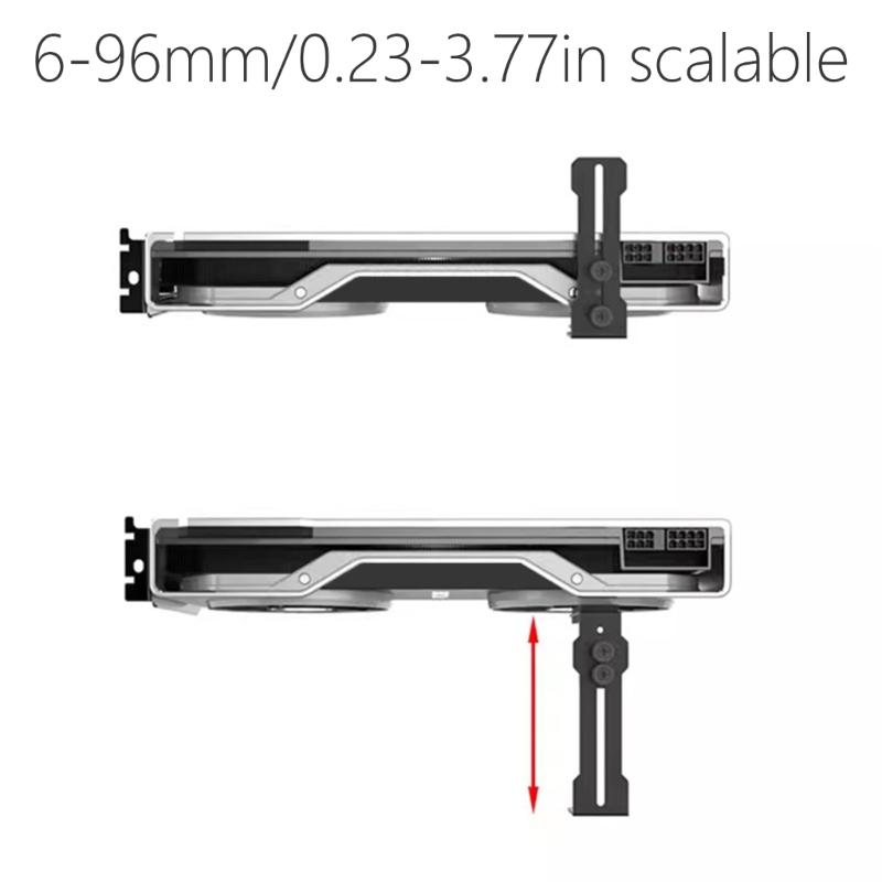 Кронштейн для поддержки видеокарты, кронштейн для крепления видеокарты, подставка для видеокарты, регулируемый кронштейн.