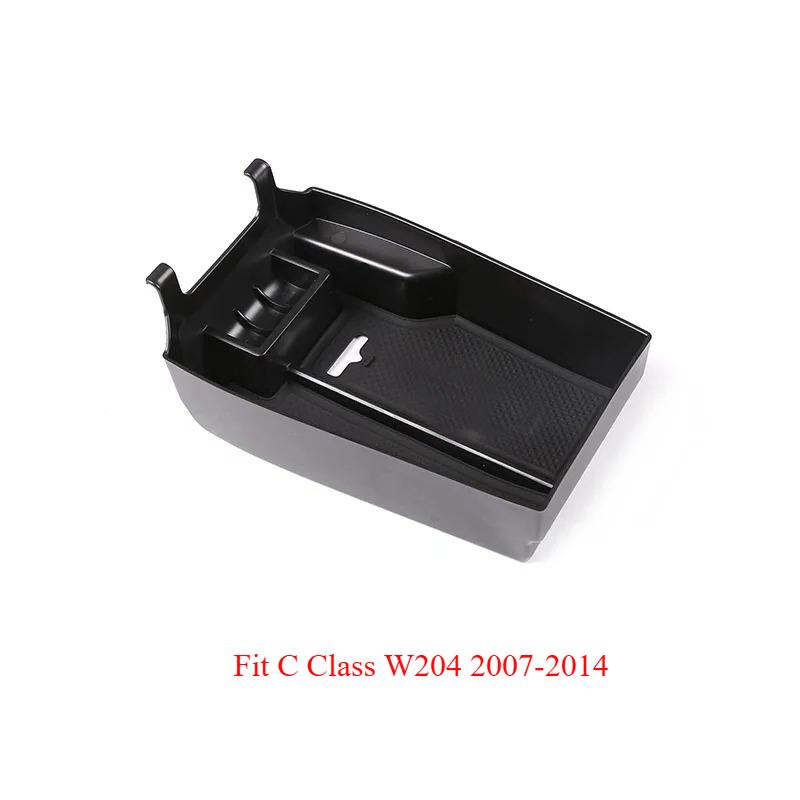 Car Armrest Storage Box Central Control Hidden Storage Box Car Organizers For Mercedes Benz C G Class W205 W204 W463 2015-2021