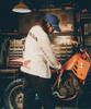 PHYPS MOTORCYCLE Синяя кепка-тракер Honda Vtg