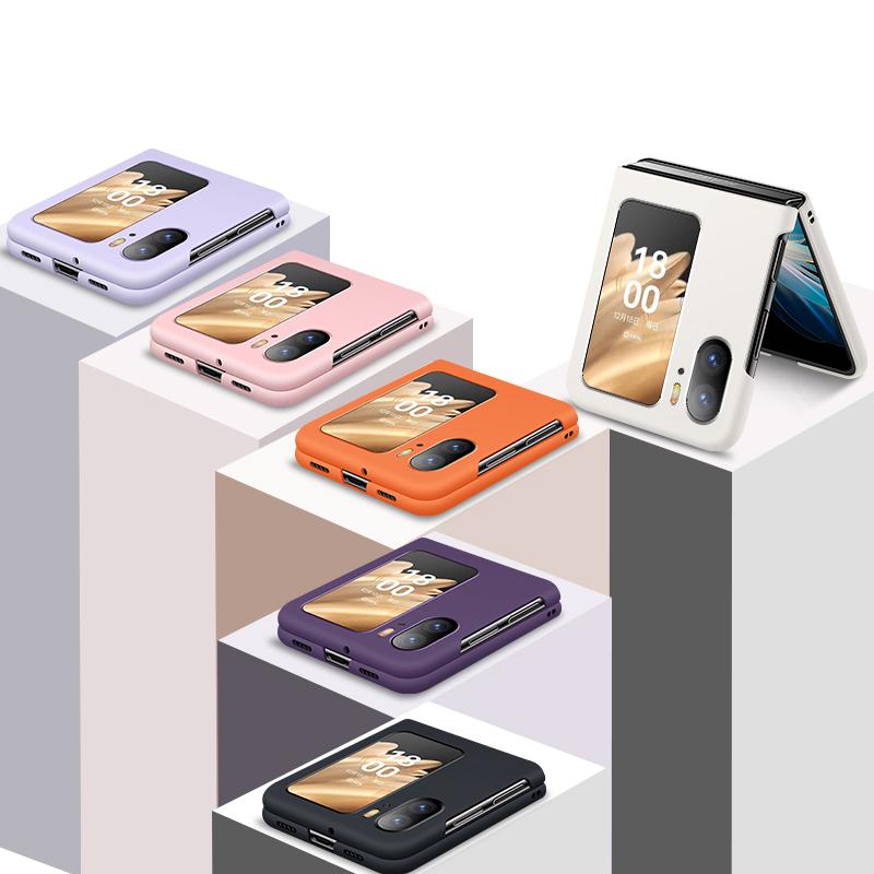 Матовый магнитный чехол для ПК с защитой от отпечатков пальцев для Oppo Find N3 N2, флип-адсорбционный противоударный чехол для автомобиля, задняя крышка