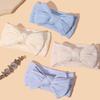 European & American Children's Double-Layer Bow Headband - Soft Nylon Infant Fontanel Protection 