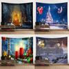 Foreign Trade Supply Hanging Cloth Christmas Tapestry Bedroom Study Background Cloth