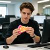 Pizza Piece Squeeze Toy Pizza Sensory Toy Stress Relief Mini Home Office Worker