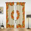 Спальня Кухня Шторы День Благодарения Осень Тыква Кленовый Лист Оконные Шторы Шторы для Гостиной Декоративные Предметы