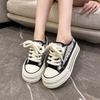 Холщовые туфли женские модные блестящие кроссовки на платформе из вулканизированной ткани дизайнерские летние повседневные спортивные кроссовки из холста обувь Zapatillas