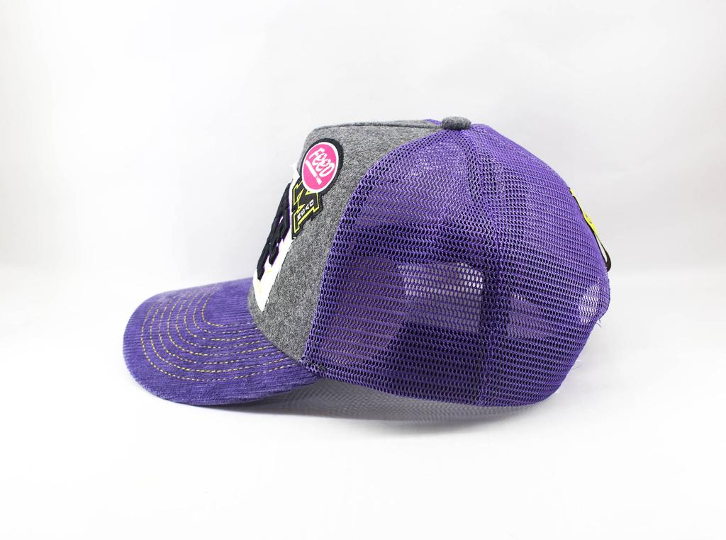 Feed Кепка Cap Feed x Mnstr Division Mesh Cap Размер Free Фиолетовый (2132)